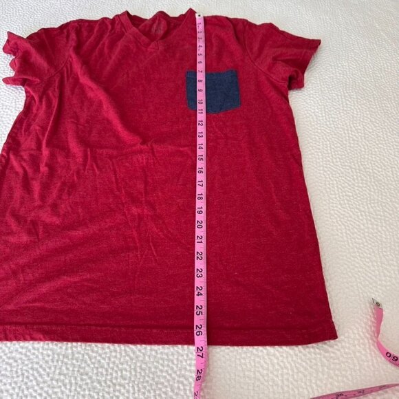 Blue Crown Men’s Short Sleeve Tee Shirt Red SZ M - Picture 8 of 9
